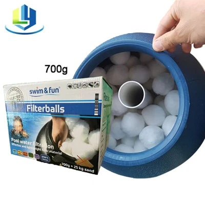 Dobavljač Fiber Ball Filter Mediji za bazene 700g Pakovanje u boji