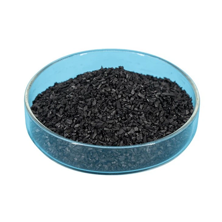 High Iodine Activated Carbon High Adsorption Gold 6×12 Coconut Shell Activated Carbon