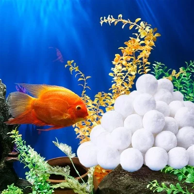 Aquarium Tank Clean 3 mikrona Pumpe za uštedu energije Filter kuglice od poliesterskih vlakana