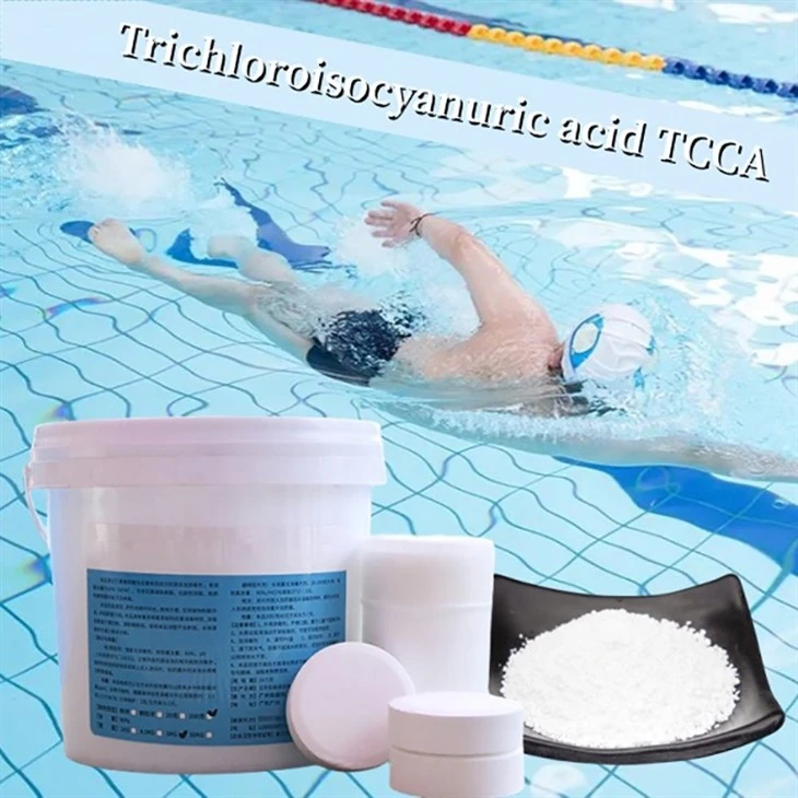 Swimming Pool Chlorine Trichloroisocyanuric Acid TCCA Chlorine 90% Tablet Granular Powder 50 Kg